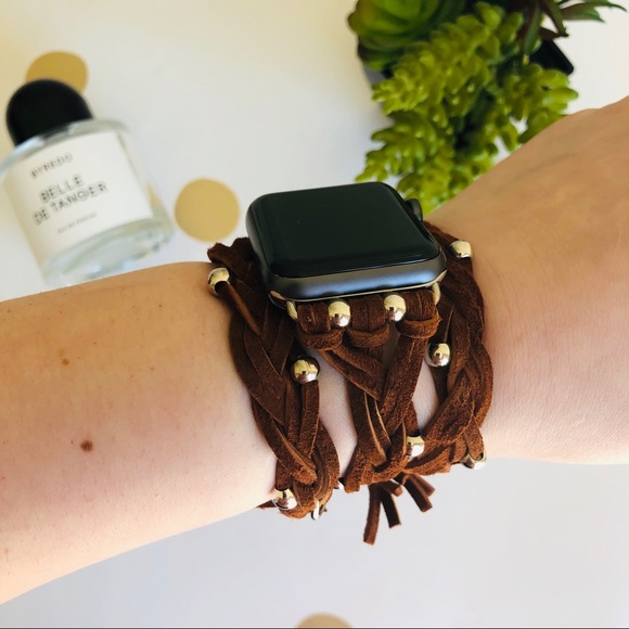 {KAMERON} Apple Watch band boho braided wrap strap - Picture 2 of 8